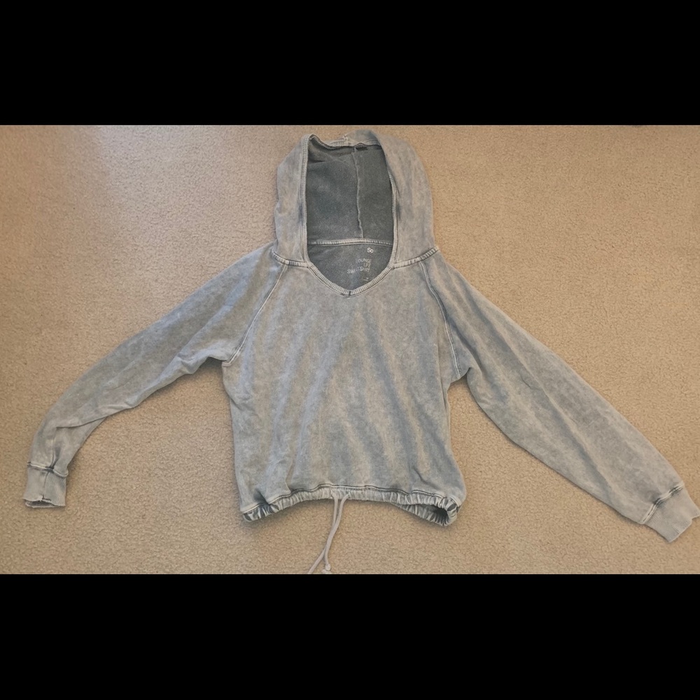 Kohl’s So Grey Distressed Hoodie